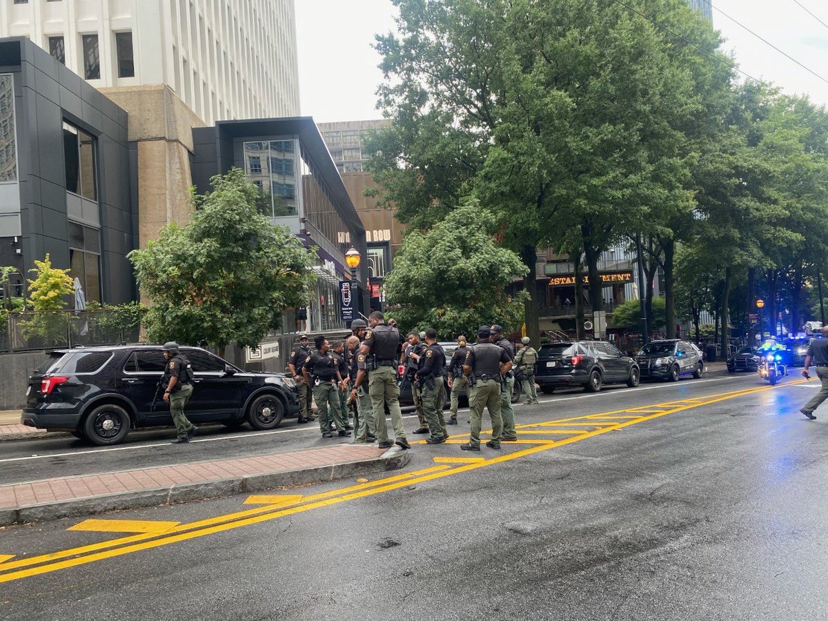 We have live team coverage from the scene. 
Watch here >> bit.ly/3uYumrj #midtownatlanta