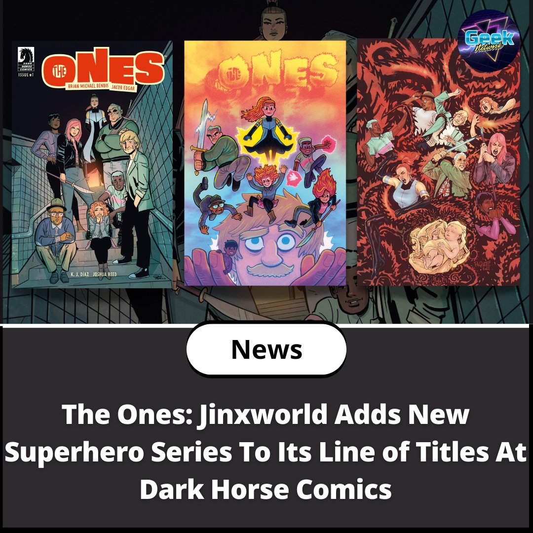 GeeksAZ's tweet photo. You can be "THE ONE" to pick up this great new superhero series from @DarkHorseComics & Jinxworld. Co-created by Brian Michael Bendis (@BRIANMBENDIS) and Jacob Edgar (@jcbedgar) with colors by K.J. Diaz (@KikinhoJ).
Details: https://t.co/SJ9jAuY1Sm
#Comics #SupportLCS https://t.co/2QDj1vFrt4