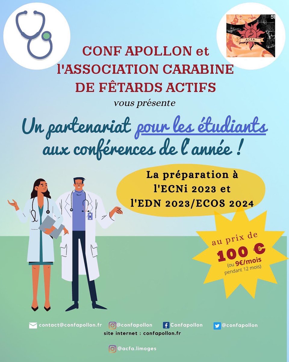 ConfApollon's tweet photo. Si vous aussi êtes intéressés par un partenariat, n’hésitez pas à nous contacter : contact@confapollon.fr
 Pour plus d’infos : 👇🏻 https://t.co/o36pobTDqc