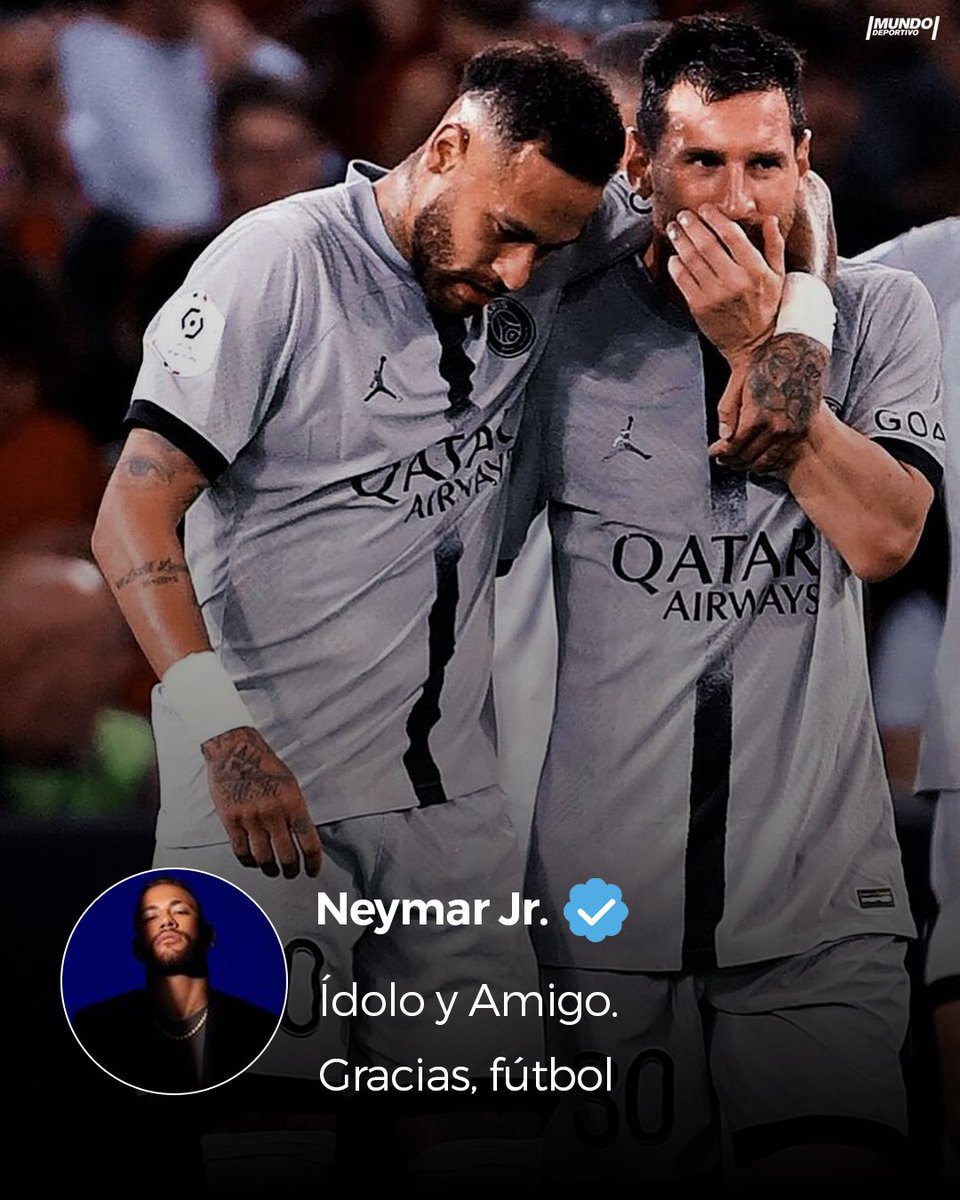 mundodeportivo's tweet photo. Neymar 💘 Messi https://t.co/aSmqUBUFqh