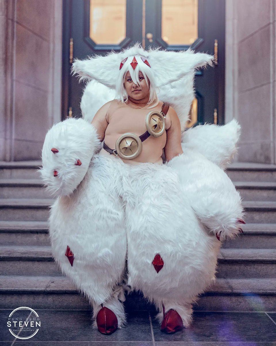DigitalEternit1's tweet photo. So happy with my #Faputa shoot at #otakuthon!!
I was sweating so bad, but I loved the way it looked!
#madeinabyss #madeinabysscosplay https://t.co/58TNXSbddB