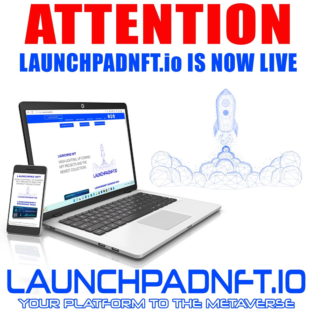 LaunchPad_NFT's tweet photo. https://t.co/2oynnzJGxr
IS NOW LIVE.
Go check out our website and let us know what you think. We would love your feedback. Plus follow us on discord https://t.co/6e8mIu2hlY
#launchpadnft
#nft #nfts #nftprojects #web3 #metaverse #upcomingproject #mintingsoon #LFG #Ethereum #crypto https://t.co/3EZHrg2CL2