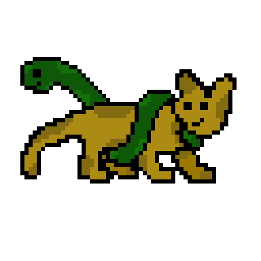 digitalfantasy_'s tweet photo. Made a little cat and snake being best friends, may make a game down the line for these two little guys! https://t.co/GoinEH3bDX