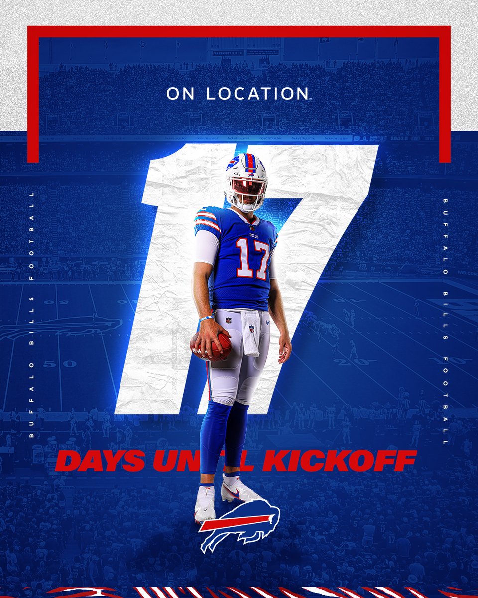BuffaloBills's tweet photo. Football is coming. 🤩

#GoBills | #BillsMafia https://t.co/BPtYBGoznf
