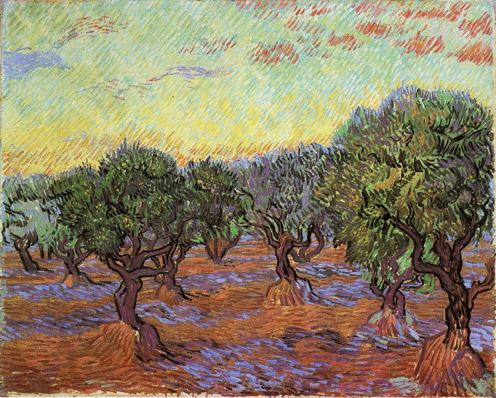 Pub_Hist's tweet image. Vincent van Gogh
Olive Orchard