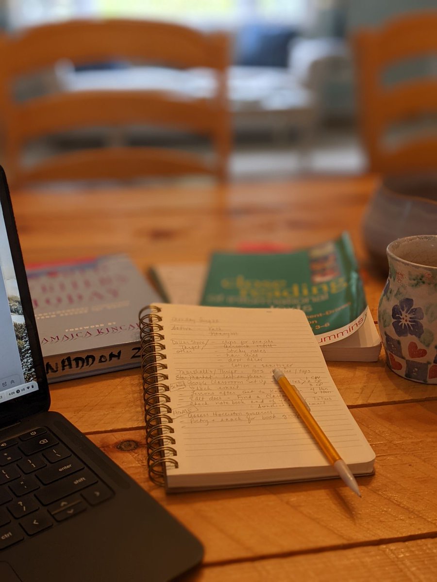 Planning and prepping and looking forward to meeting the 9th graders! Last days of summer . . . Enjoy, everyone!