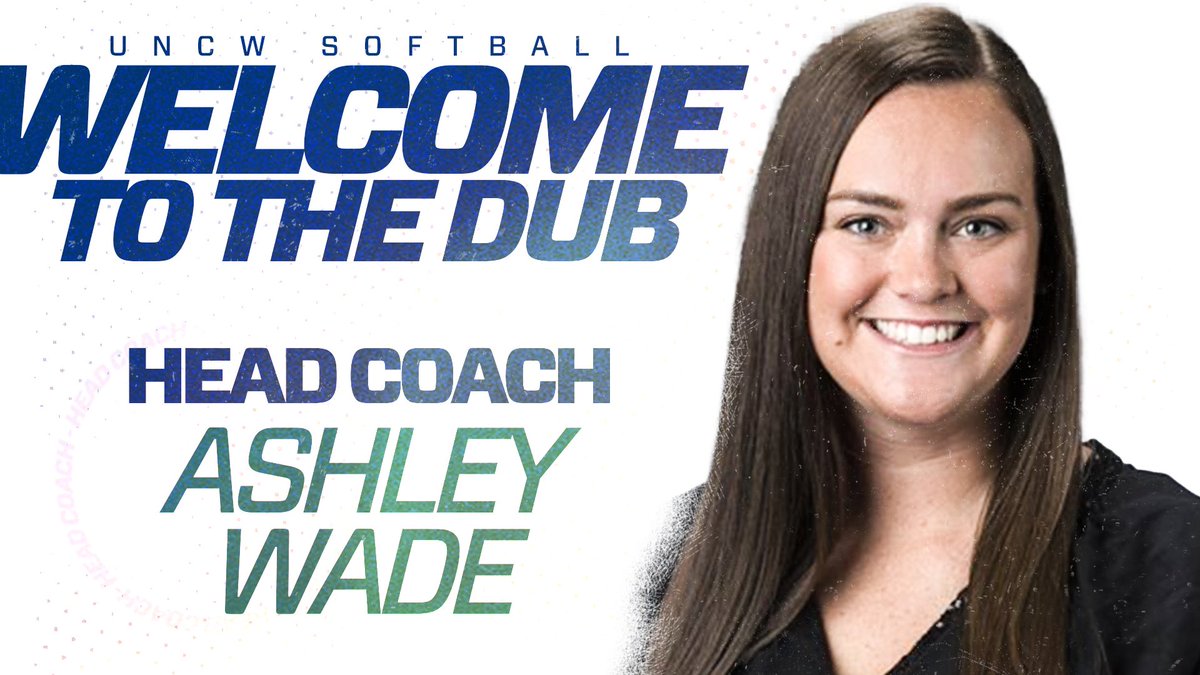 UNCWsoftball's tweet image. BREAKING | Ashley Wade has been named Head Coach of the UNCW Softball team.

Wade joins the defending CAA Champions following seven seasons on the staff at Northern Illinois. 

🔗 | bit.ly/3Tb0SBw

#HawkYeah #UNCW
