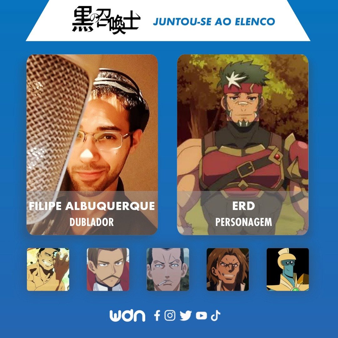 WDN - World Dubbing News on X: 🌻 Novos dubladores juntam-se ao elenco de  Black Summoner: • Maju Helman como Colette • Filipe Albuquerque como Urd   / X