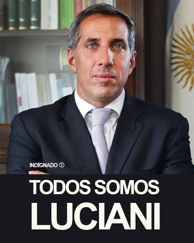 RT si apoyas al fiscal Luciani #TodosConLuciani 🇦🇷👊🫱