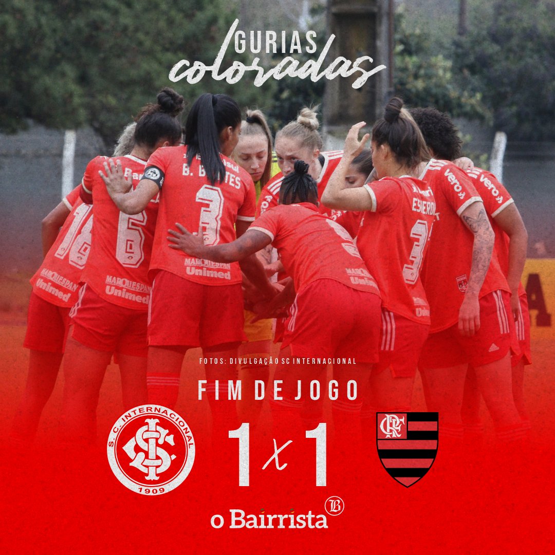 O_Bairrista's tweet photo. Avisa aí que as Gurias Coloradas estão na semi do Brasileirão!
O empate em 1 a 1 no Beira-Rio e a vitória por 3 a 1 na ida garantiram a vaga. Agora as gurias pegam o São Paulo. https://t.co/GBGS6dris3
