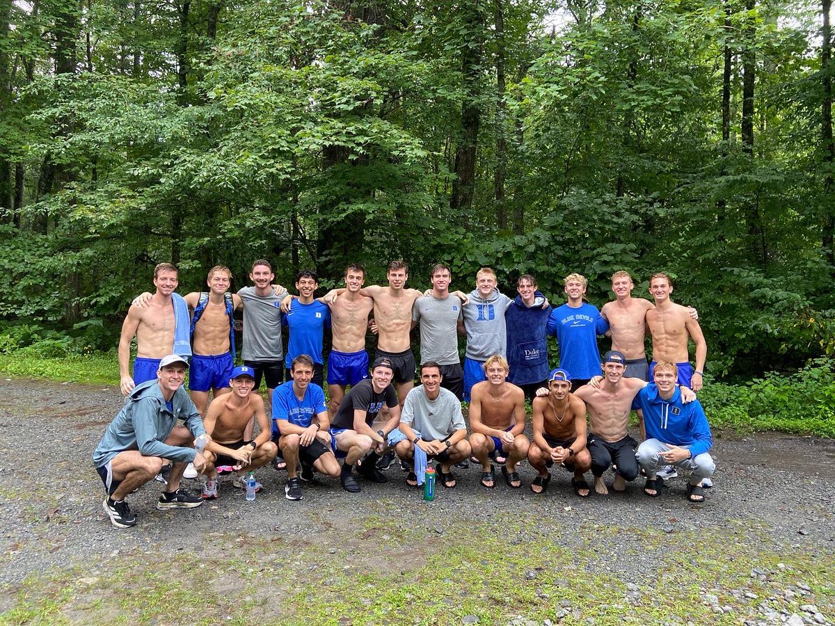 angreckart's tweet photo. Productive pre-season camp with @duketfxc. Looking forward to doing some damage this Fall with this group. 

#HereComesDuke 🔵😈 https://t.co/dsU6tAYkhx