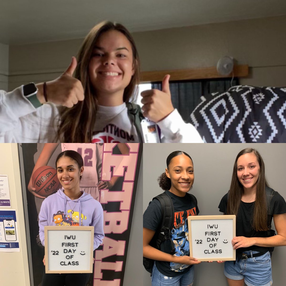 IWTigersWBB's tweet photo. First day of class ✅🤓 #WeAreIW https://t.co/sRzJlY3QkG