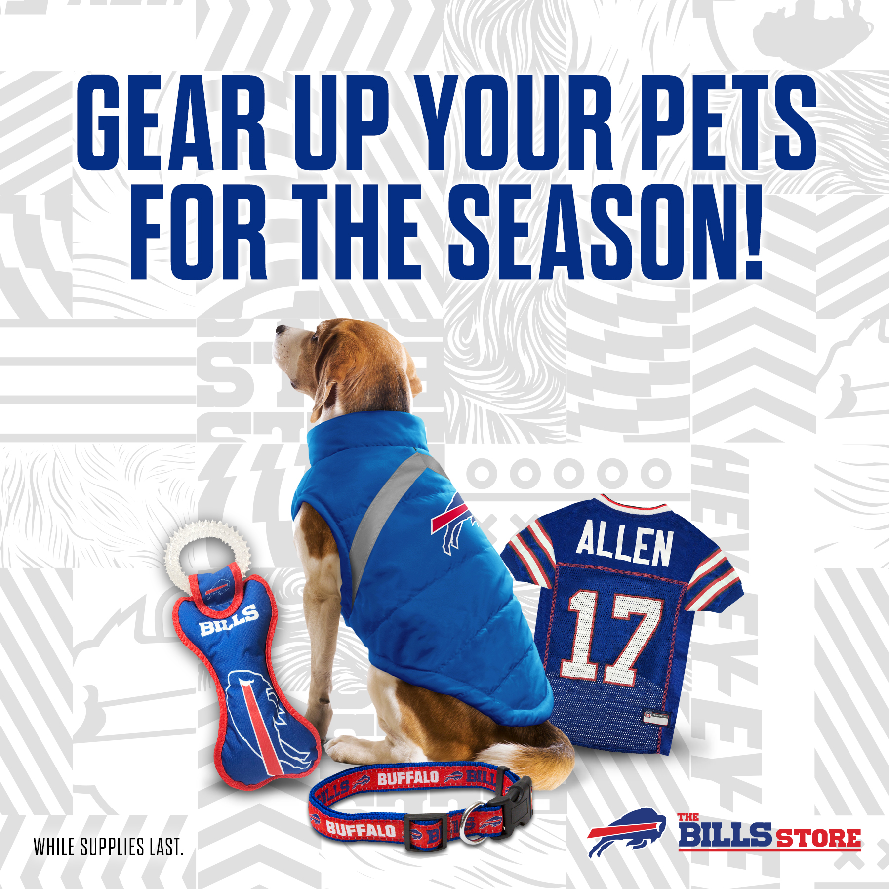 Buffalo bills dog clearance gear