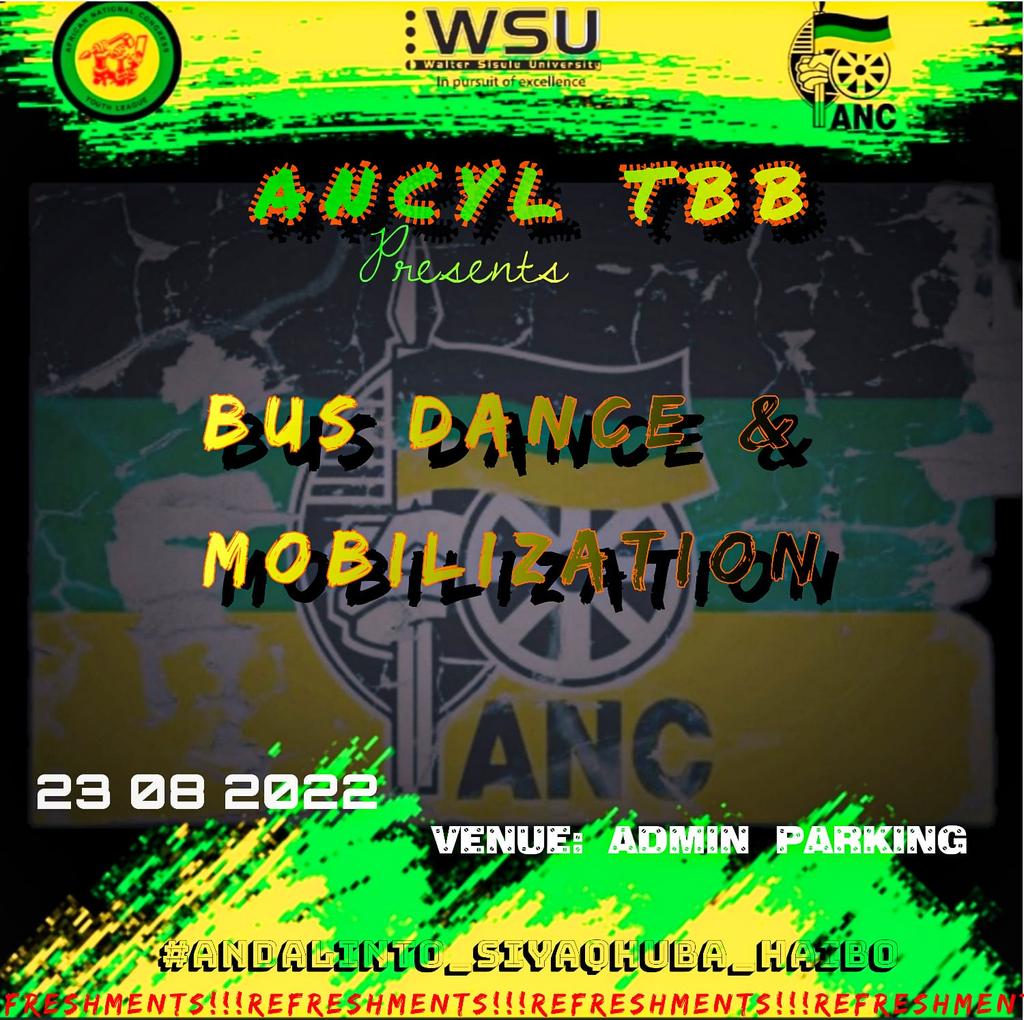 BamThobile's tweet photo. We have a date tommorow, we will paint the campus black and yellow !! https://t.co/xpWfUch1sj