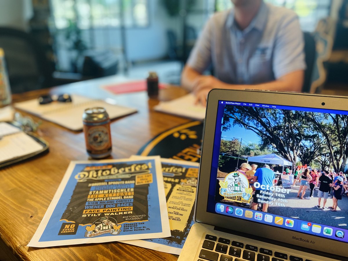 crookedcan's tweet photo. After much planning and a few meetings, we have some fun news coming… ✨

#Oktoberfest2022 https://t.co/CcJVZhhFuQ