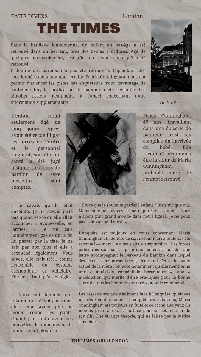 𝐓𝐇𝐄 𝐓𝐑𝐔𝐓𝐇 — 
1994 - 10 - 23 
TW. Décès, maladie. 

           « They all died. — that’s what she said. I think that I died with them too, but nobody saw it. »