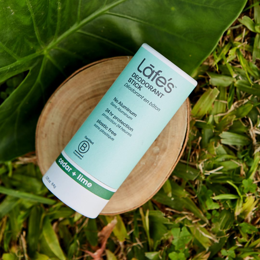 LafesNatural's tweet photo. Say hello to 100% plastic-free deodorant!​
Biodegradable/compostable. 🌱​

Lafe’s, taking care of you and the planet.​

​#plasticfreedeodorant #ecopackaging #plasticfreeliving https://t.co/3TVTLY1HDR