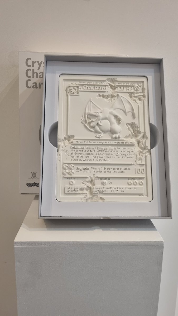 Daniel arsham is in la meta factory...
Pokemon Charizard available...
For sell...
More infos contact us...
#larevolutionstartsnow #1stnftgalleryinfrance  <a href="/LAMETAFACTORY/">LA META FACTORY</a> <a href="/DanielArsham/">Daniel Arsham</a>