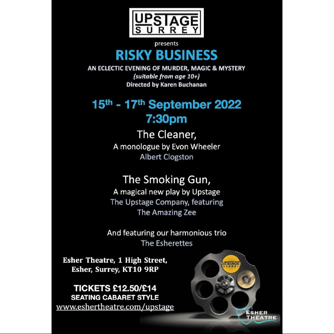 UpstageSurrey's tweet photo. Join us in celebrating our 1st anniversary @EsherTheatre https://t.co/4kQFh2RhMY