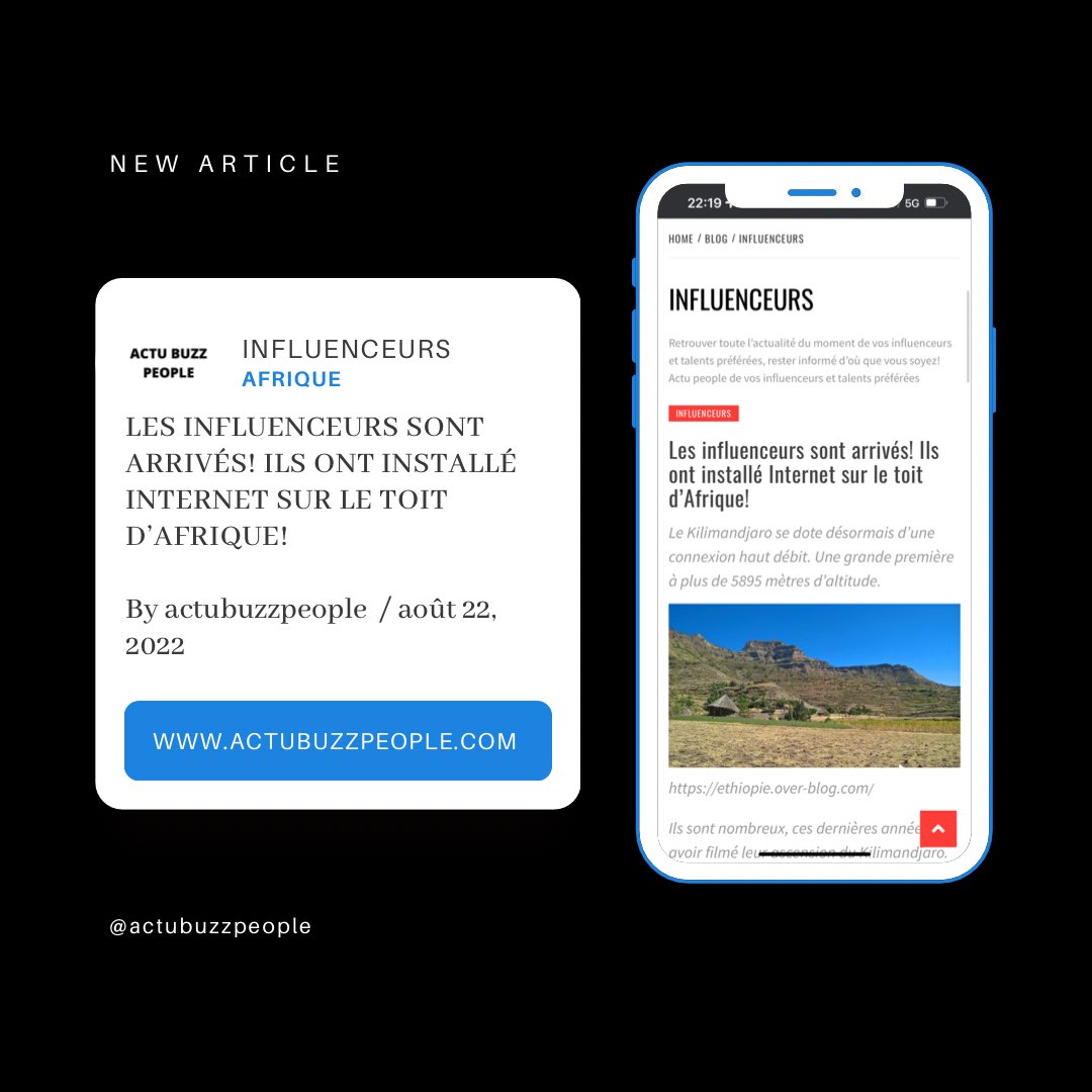 actubuzzoff's tweet photo. LES INFLUENCEURS SONT ARRIVÉS! ILS ONT INSTALLÉ INTERNET SUR LE TOIT D’AFRIQUE!

#influenceurs #humanity #humanitaire #lenasituation https://t.co/Bsz7Iu3Dj0