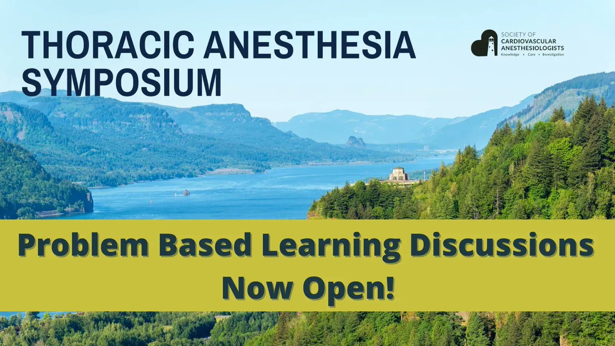 Don't miss the opportunity to submit your work for presentation at #SCATAS2023 in Portland, Oregon! Problem-Based Learning Discussions (PBLDs) are DUE TOMORROW to be considered. Submit yours before it's too late: buff.ly/3b0i4Zu @ryklinger @EmilyTeeterMD