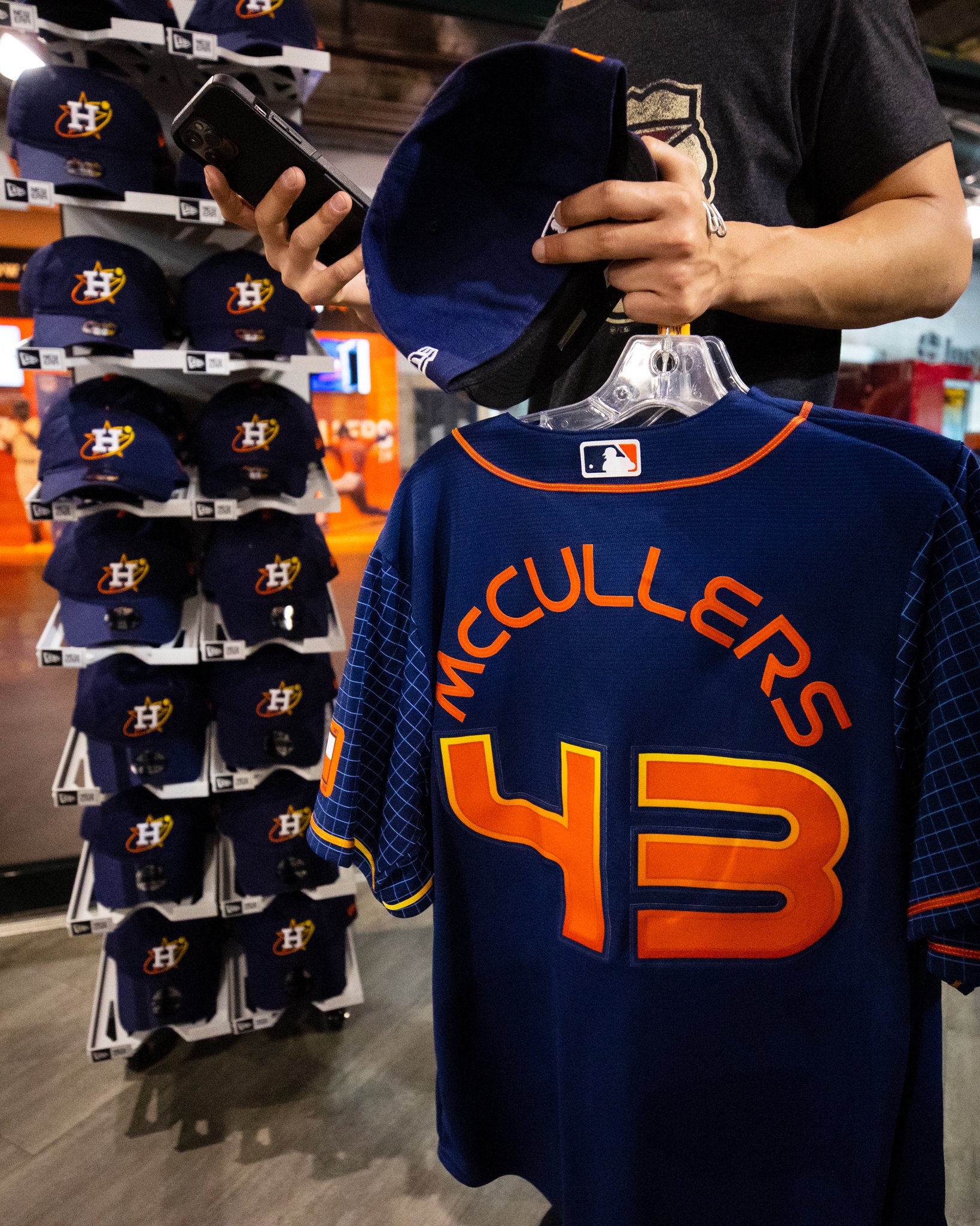 Houston Astros on X: More Space City gear has just landed! We are  restocked in both men's and women's Space City jerseys. Check   for hours!  / X