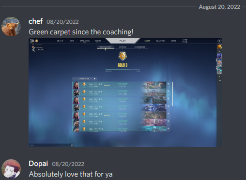 TheDopaiTV's tweet photo. Sharing some of my student's W's , they all made a push at the end of the act😊 @kalsidn @chef_FPS #RuralFiddle https://t.co/DfTTLGZR3I