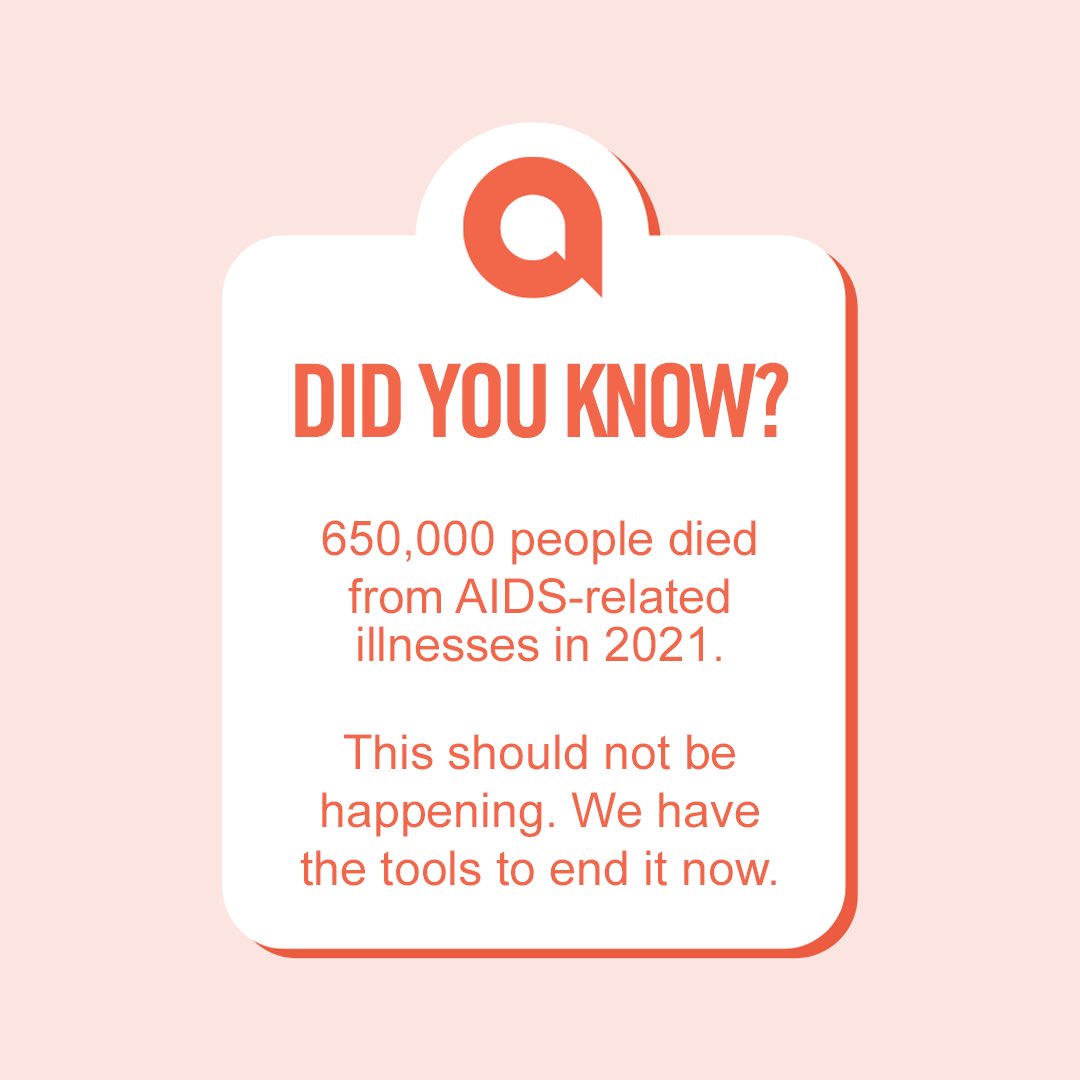 ejaf's tweet photo. 650,000 people died from #AIDS-related illnesses in 2021. Over 40 years on from the first reported cases of #HIV, this should not be happenings. We have the tools to end it now. (1/2) https://t.co/yGOFRyQQD9
