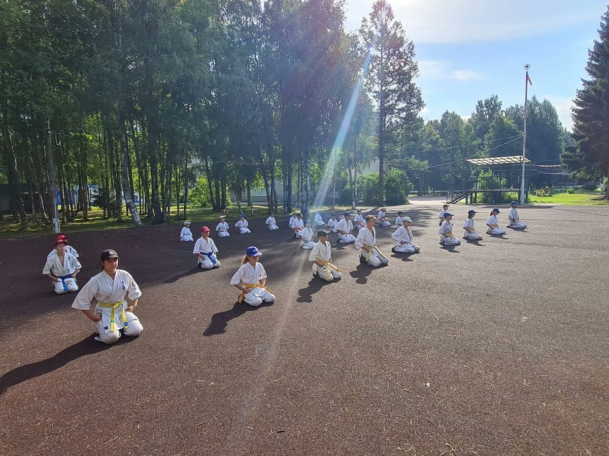 senseikuznetsov's tweet photo. Летний спортивный лагерь школы каратэ Kuznecov Dojo 2022г. 💪💪💪 https://t.co/2CrJhqK0by