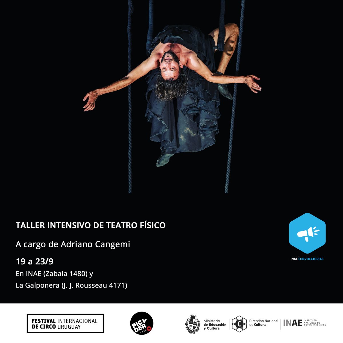 Taller en el marco del <a href="/FICUruguay/">Fic Uruguay</a>  
Con el fin de fomentar el desarrollo de la creatividad y expresividad en artistas de circo, se propone un taller de formación intensiva dirigido a artistas circenses en proceso de formación y/o profesionales.

+info: bit.ly/TallerIntensiv…