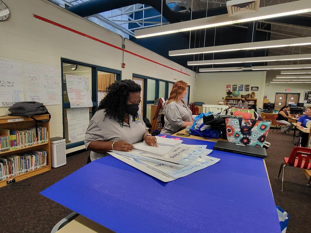 Great day of training elementary teachers and IAs on best practices to support students. #CPI #student advancement #nnpsproud