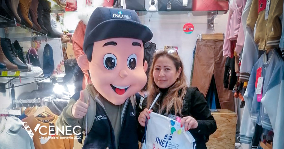 INEI_oficial's tweet photo. Representantes del #INEI recorren las zonas Alemana Comercial y 2500 en San Juan de Miraflores, para sensibilizar a los dueños de negocios sobre la importancia del V Censo Nacional Económico #VCENEC 2022. https://t.co/YlD6VlXB8b