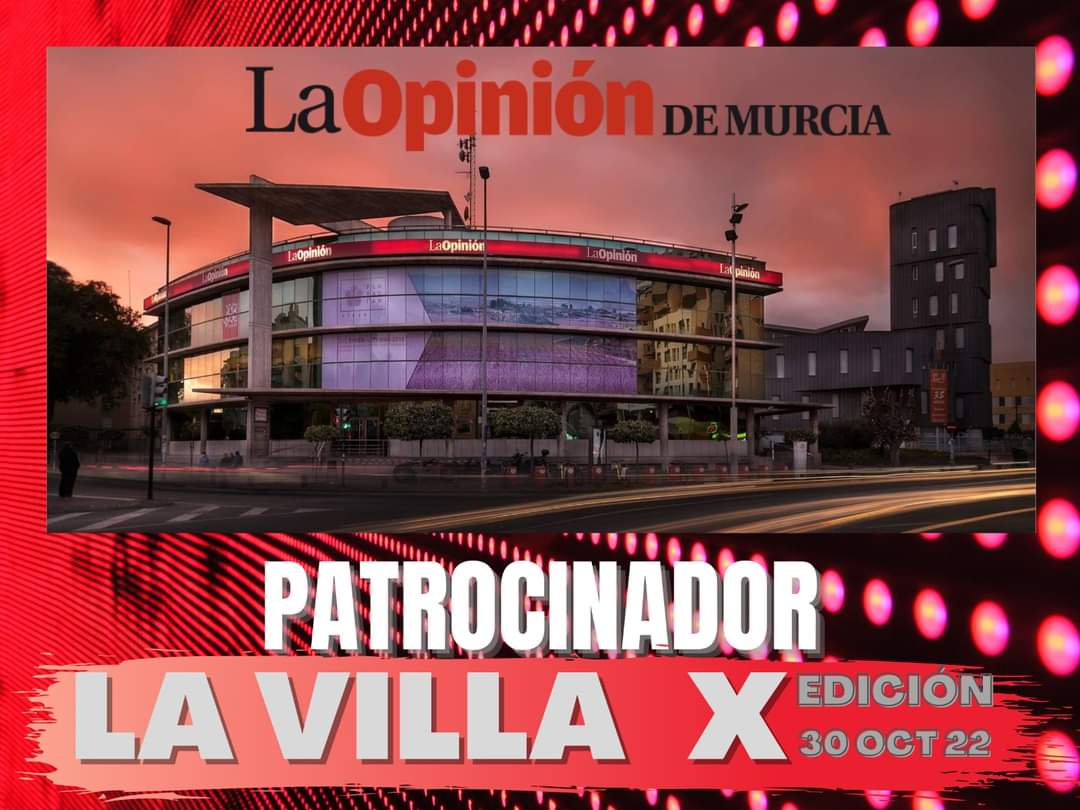 cdfilippedes's tweet photo. OTRO GRAN PATROCINADOR DE LA VILLA G.P. MARÍN GIMÉNEZ....

DIARIO LA OPINIÓN DE MURCIA

Síguelo en:
https://t.co/2zQ8rcdxxc
https://t.co/OsQD848a39

Contacto:
ediciondigital@laopiniondemurcia.es
968 28 65 68

@diariolaopinion https://t.co/afkBwYk8vR