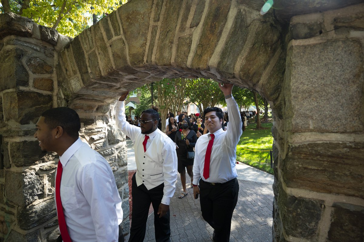 DrAntGraham's tweet photo. Over the weekend, I shared a video of @WSSURAMS "Through the Archway." Someone asked if we had any young men in our incoming freshman class. I wanted to share a few pictures of young men who participated in the program. We are ready to #UnleashTheirGenius! https://t.co/wJls7uP1lg