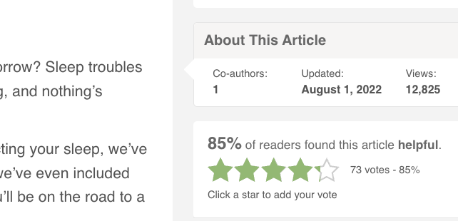RyanPurtill2's tweet photo. Excited that we track "helpfulness" at the url level at wikiHow. Will be interesting to see how direct user feedback aligns with ranking changes this week. https://t.co/iPqGjKhyqk