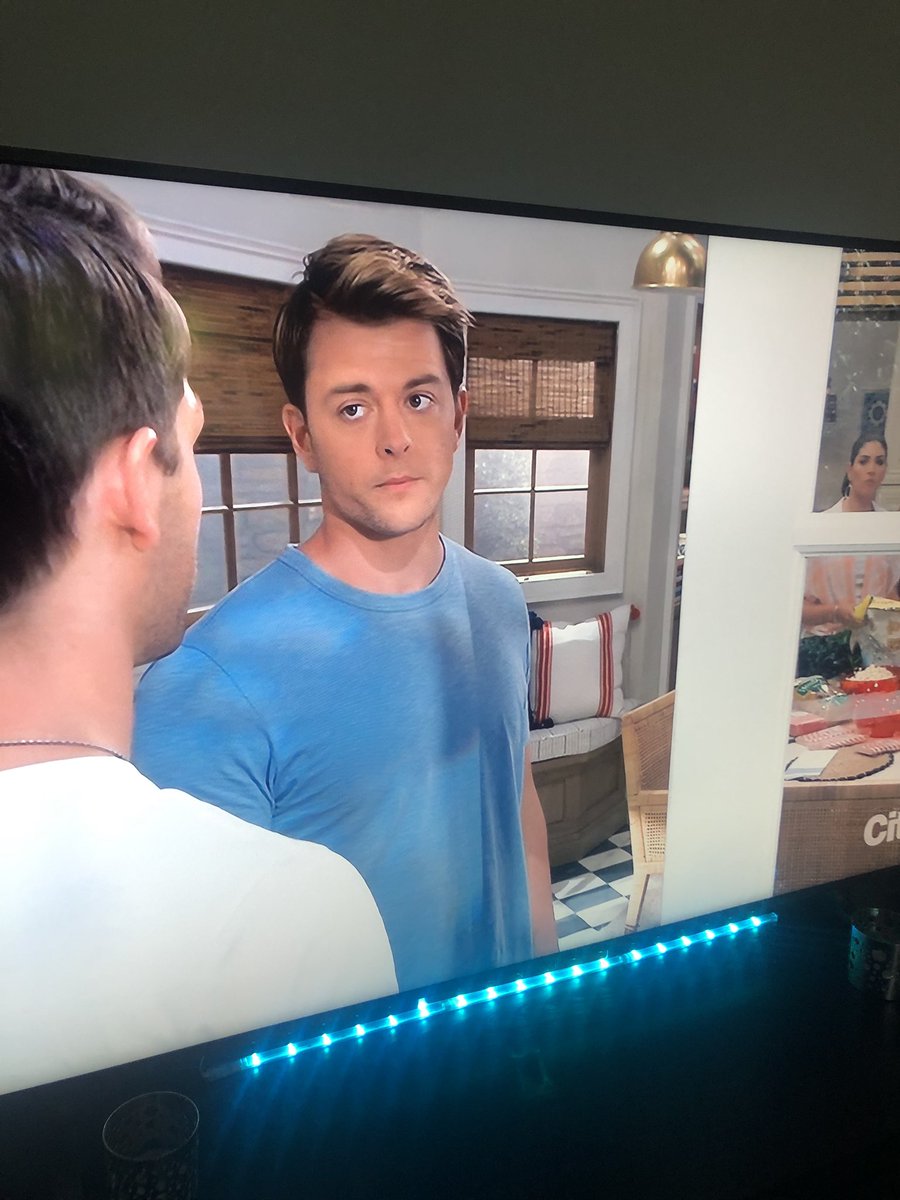 Hollyboop's tweet photo. @duelly87  had time for a fresh haircut between helping Dex and the boat house 😛 @GeneralHospital https://t.co/NB3eRWfFdk