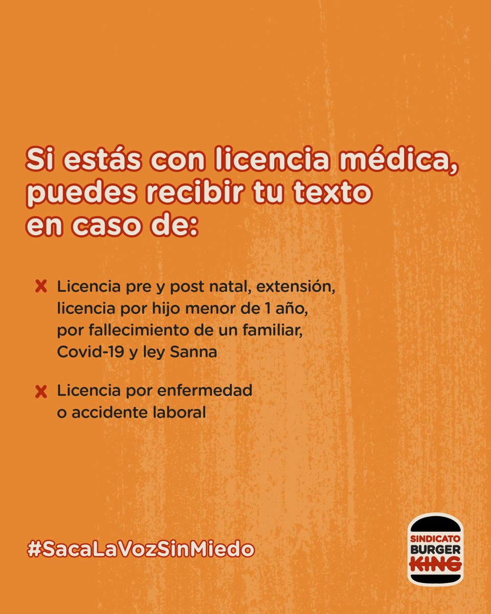 ¿Quieres votar informado?🚨Te entregamos ejemplares de la nueva Constitución
 
Revisa nuestro post

Cuando te informas no pueden engañarte ✊

#SindicatoBurgerKing #Sindicato #BurgerKing #VotaInformada #NuevaConstitucion #SacaLaVozSinMiedo #HostigamientoLaboral #AbusosLaborales