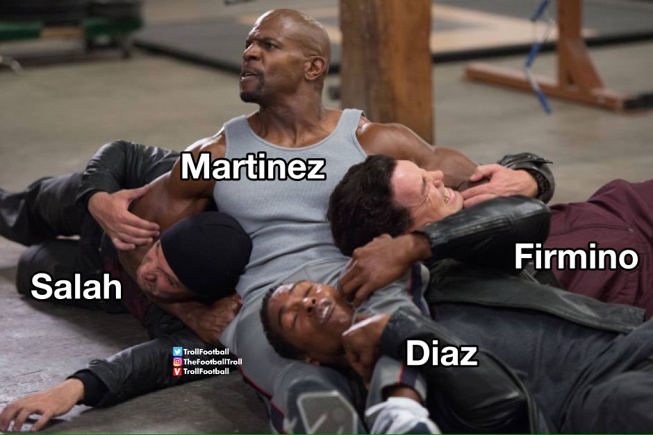 Martinez against Liverpool