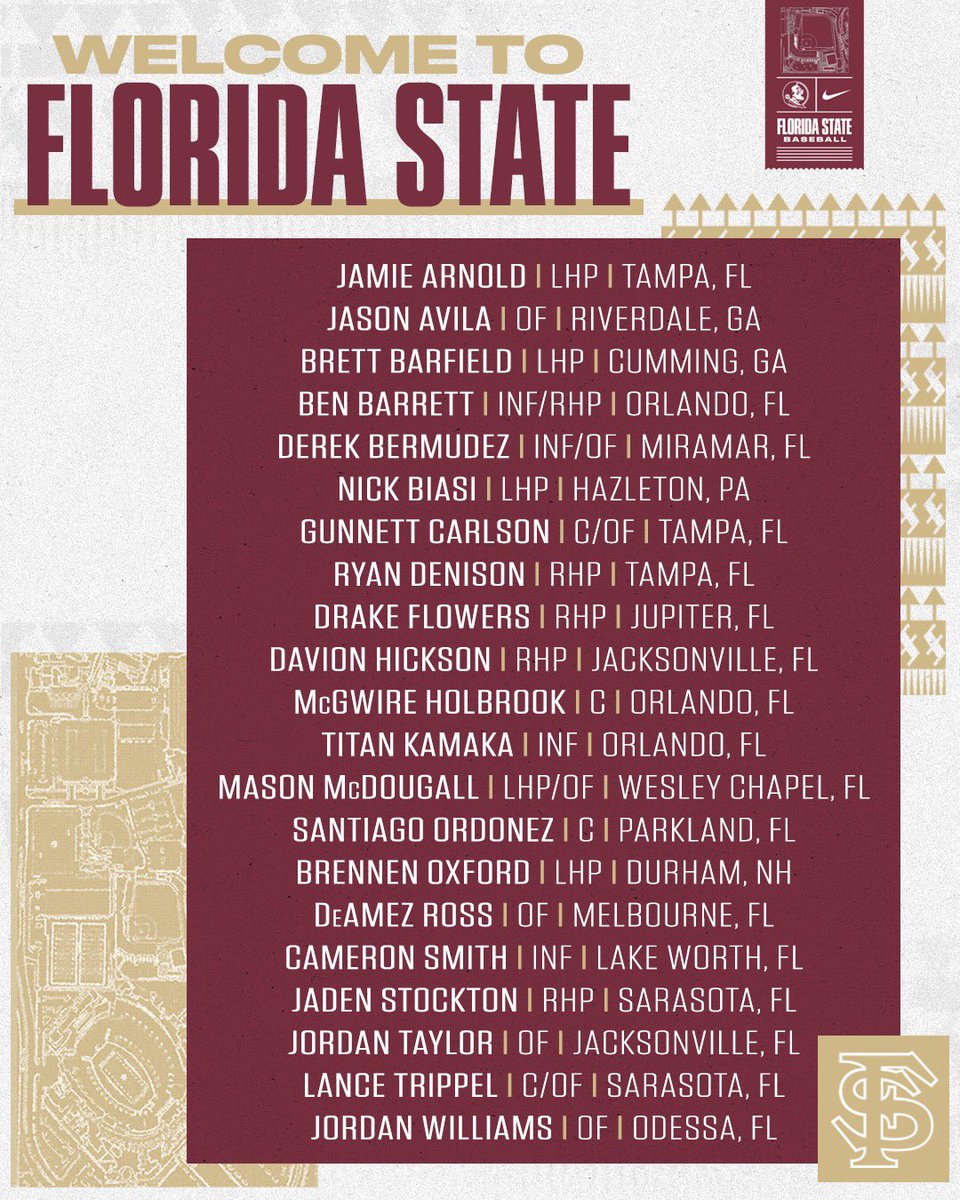 FSU Baseball tweet media