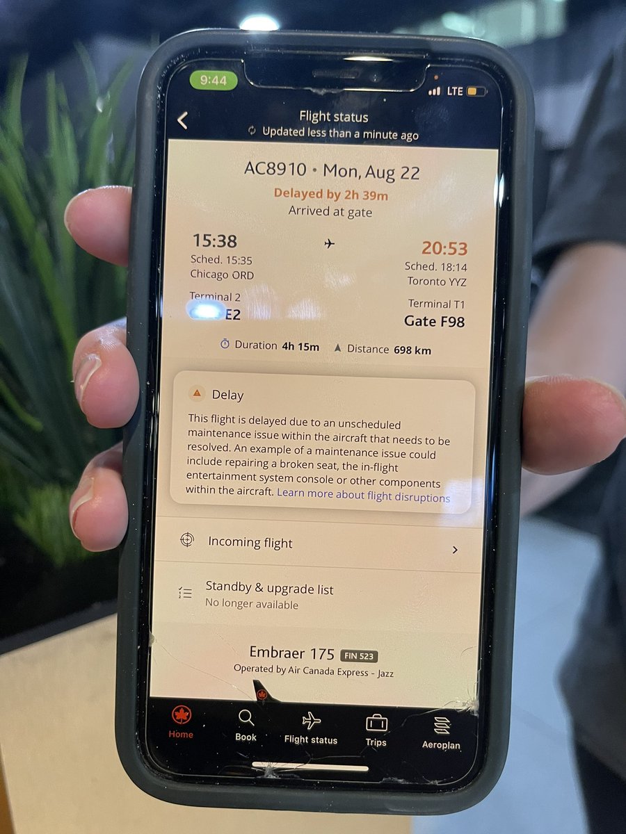 COHOOptions's tweet photo. @AirCanada will we make it to Chicago? https://t.co/r5elnZRJcS
