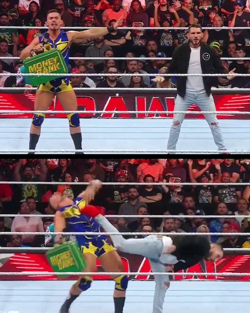 Thank you <a href="/JohnnyGargano/">Johnny Gargano</a>!

#WWERaw