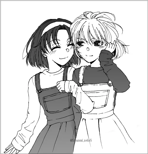 歩美ちゃんと哀ちゃん 