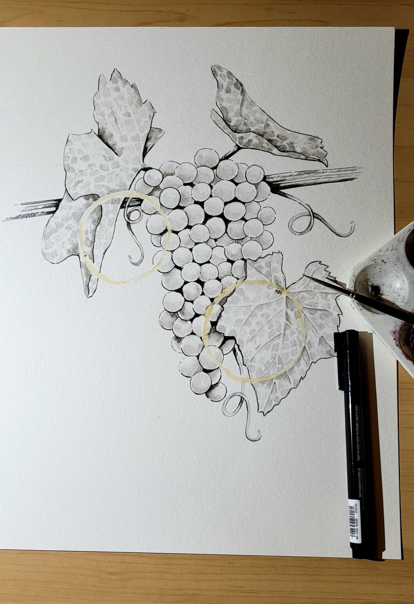 Proudlocka's tweet photo. Stencil done for my upcoming #wine #painting #class! Now to scan it before adding wine. The 2 circles (will be wine stains) are covered with a masking and will be removed at the end.
Location: @RockwayVineyard 
Date: Wed, Sept 21st
Time: 6:30-8:30pm
https://t.co/cTfmy3xmFV https://t.co/WK2bUCjY4x