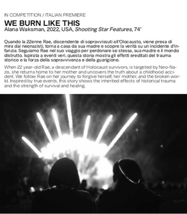 Premiering in both Austria and Italy this week! We are excited to be in competition at both Film Festival Kitzbühel and Nòt Film Fest. <a href="/AlanaWaksman/">Alana Waksman</a> <a href="/kdeveryjacobs/">Devery Jacobs</a> @MarshallGranger <a href="/armianpictures/">neda armian</a> <a href="/nellnett/">nora</a>