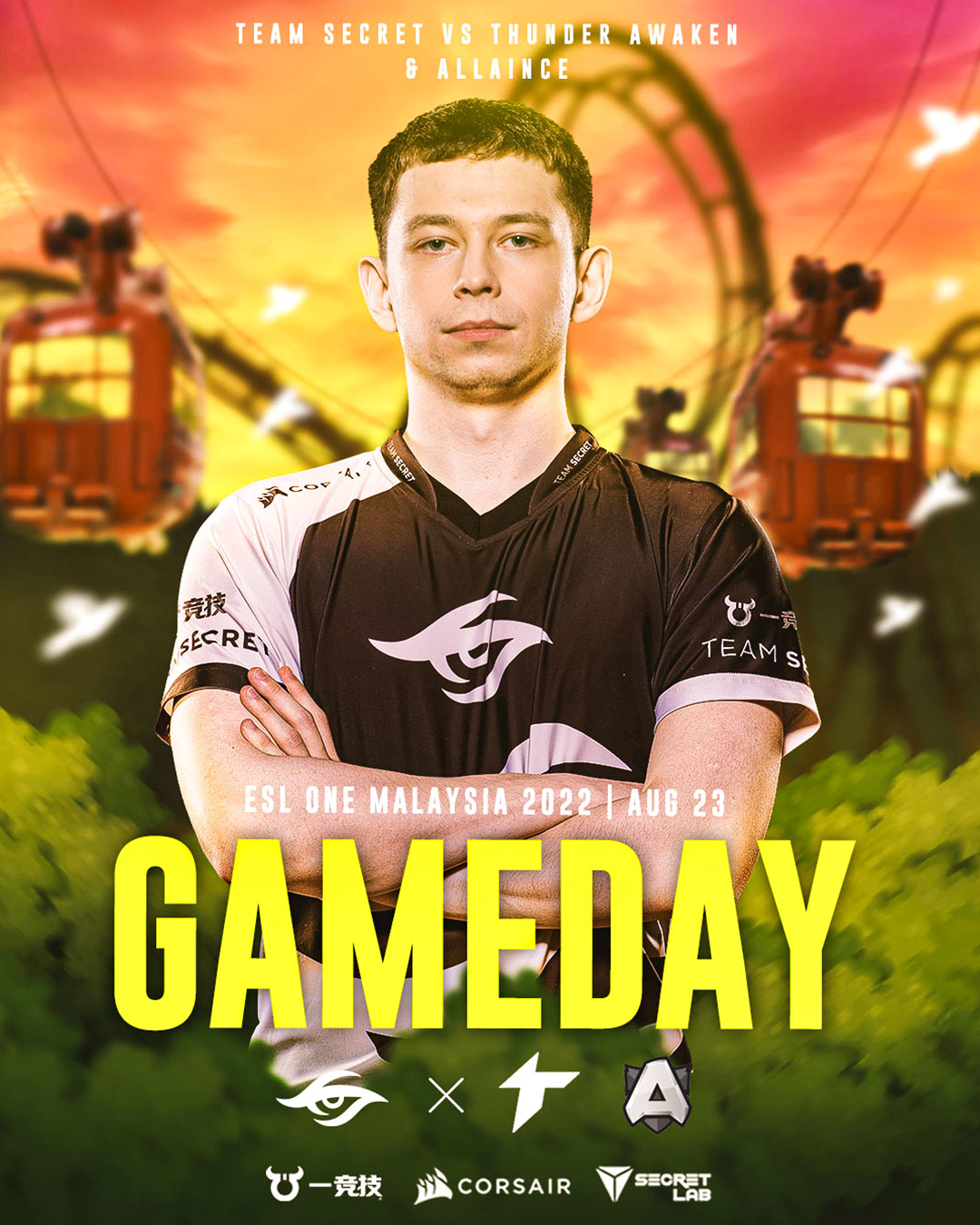 Team Secret On Twitter The Time Has Come Our Journey At The ESL One team-secret-on-twitter-the-time-has-come-our-journey-at-the-esl-one