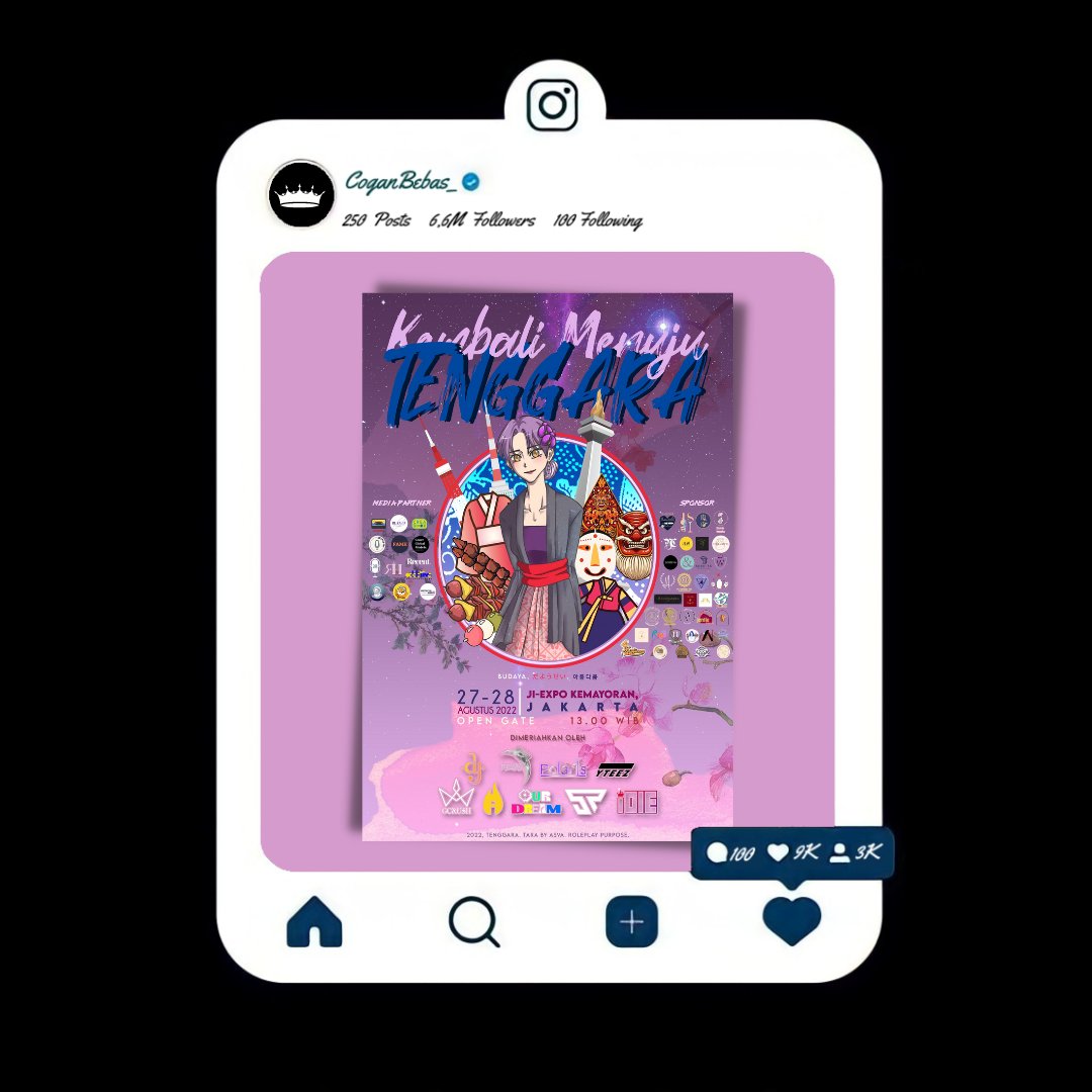 𝐈𝐧𝐬𝐭𝐚𝐠𝐫𝐚𝐦 𝐮𝐩𝐝𝐚𝐭𝐞
───────────

August, 23 2022
09.05 WIB

𝘓𝘪𝘬𝘦𝘥 𝘣𝘺 𝘺𝘰𝘶 𝘢𝘯𝘥 7,902,887 𝘰𝘵𝘩𝘦𝘳𝘴.

Weekend emang paling enak jalan-jalan untuk healing selepas kerja.

Buat kamu yang masih bingung mau kemana nanti, yuk dateng ke..𝗠𝗼𝗿𝗲.