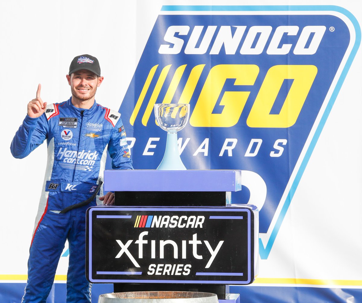 SunocoRacing's tweet photo. back-to-back wins for @KyleLarsonRacin at @WGI🏁 

RT to congratulate the #SunocoGoRewards200 winner! https://t.co/RHBwbVe4OH