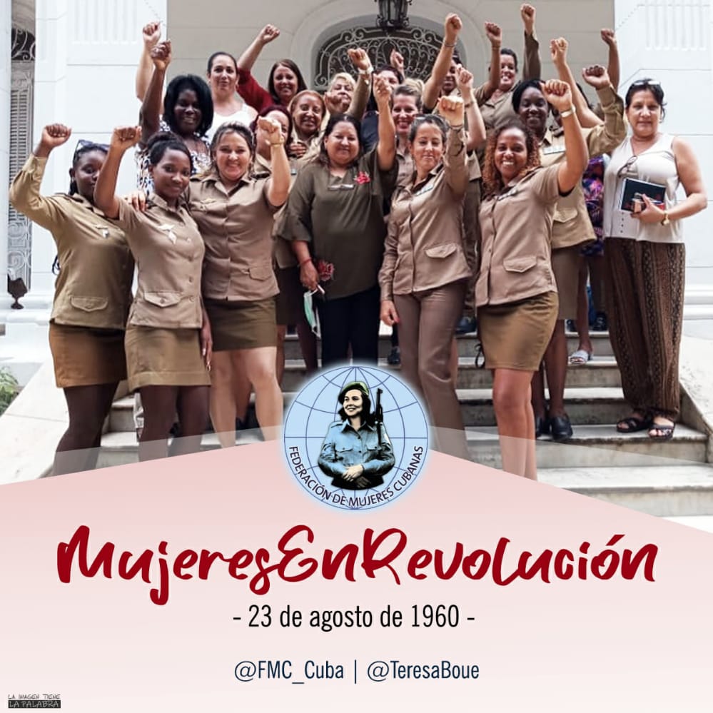 MinfarC's tweet photo. Fidel 23/8/1960
"Muchas cosas hay que hacer, y muchas cosas pueden ustedes hacer.  Ahora, lo primero es organizar, reunir a todas las cubanas que quieran trabajar por su patria" #MujeresEnRevolución ¡FELICIDADES! https://t.co/PKgUPiU7E0