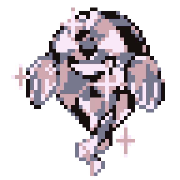 ゴーストテラスタル(初代風)#ポケモンSV #pixelart#ドット絵 #タチサレ 