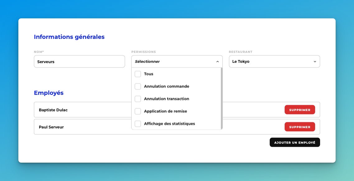 lakedynamics's tweet photo. Gérez vos équipes et autorisations directement dans votre backoffice. Chaque employé est identifié sur votre caisse et chacune de ses actions est enregistrée.

Plus d'infos : https://t.co/yHwB5zeYgf
#pos #caisse #startup #restaurants #frenchtech  #retweet #twitme https://t.co/aEsNiwrSTa
